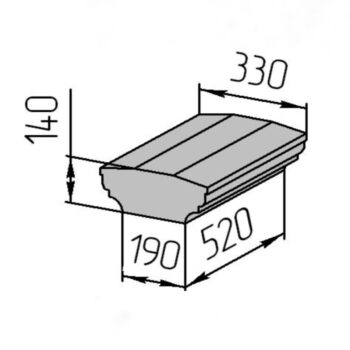Ограда капитель межколонный элемент колонны – купить в Политеп