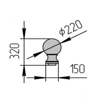 Шар элемент сборной колонны – купить в Политеп